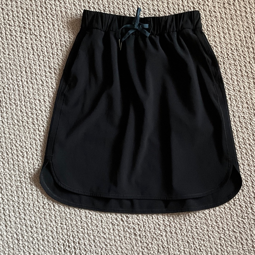 lululemon athletica on the fly Black Skirt
